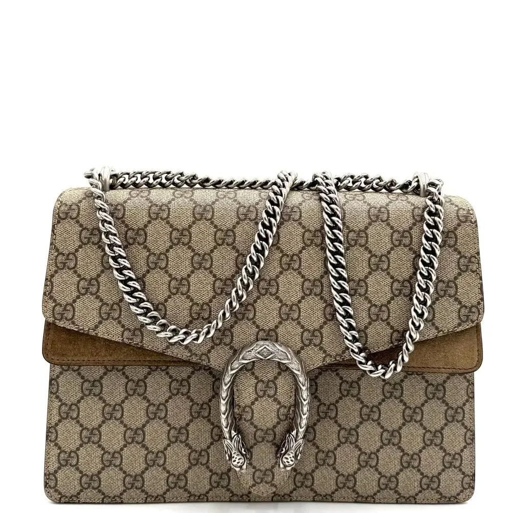 Dionysus Medium GG Supreme Monogram Canvas Bag - Picture 3 of 10